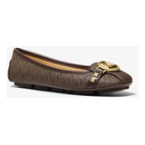 Zapatos Flats Fulton Mujer Mocasines Michael Kors Cafes Mk