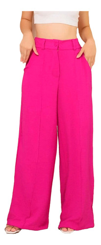 Calça Social Tecido Duna Plus Size Pantalona Não Amassa