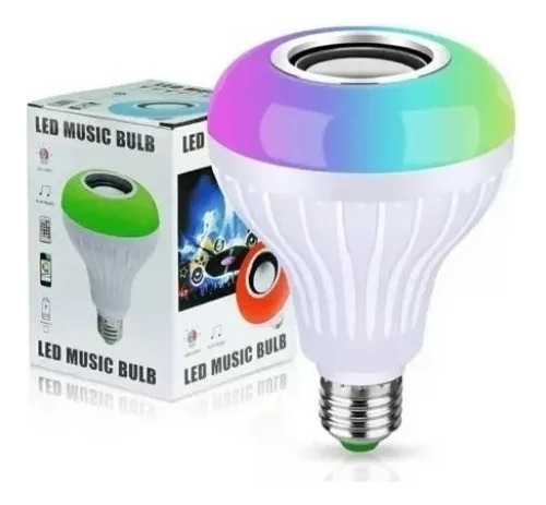 Bombilla Parlante Led Bluetooth Multicolor Rgb + Control