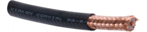 Cable Coaxial Rg8, 305m, 50 Ohms, 4.1db, Malla De Cobre Al