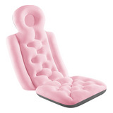 Almohada De Spa Para Baño Y Asiento: Reposacabezas Rosa, Sua