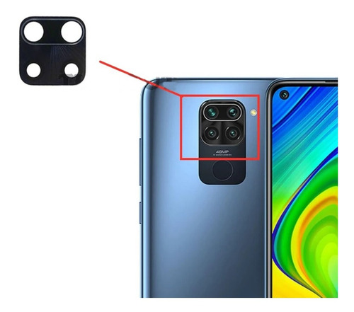 Repuesto Vidrio Cámara Compatible Xiaomi Redmi Note 9 