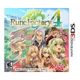Game Rune Factory 4 - Nintendo 3ds Novo Lacrado Original 