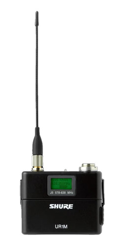 Microtransmissor Sem Fio Bodypack Shure Ur1m-j5 578-638mhz