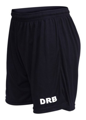 Short Futbol Negro Drb Oficial -hombre- Entrenamiento Gym