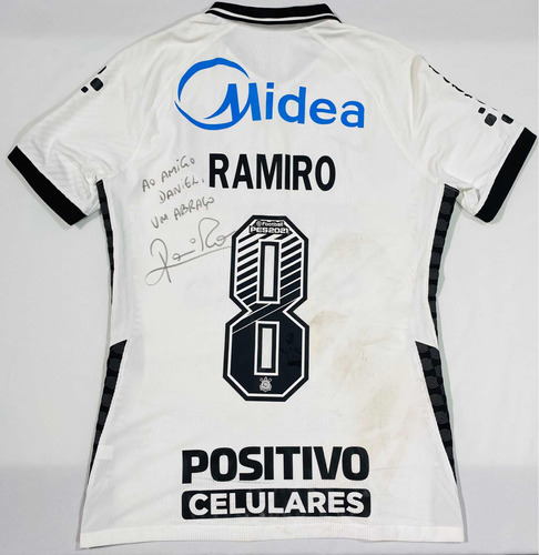 Camisa Jogo Corinthians 2020 Branca Ramiro 8 M