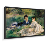 Quadro Canvas Renoir Mulheres Na Grama 92x75