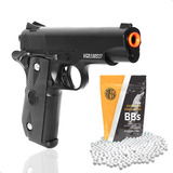 Pistola Airsoft Vg 1911 Full Metal + Bbs 6mm 0,12g 1.000uni