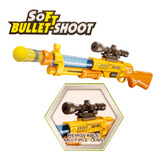 Rifle Bazooka Con Mira Lanza Pelotas Soft Juguete Niños