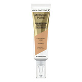 Base De Maquillaje En Liquido Max Factor Miracle Pure Miracle Cure Foundation Spf30 Base De Maquillaje En Liquido Max Factor Miracle Pure Miracle Cure Foundation Spf30 Tono 45 Warm Almond - 30ml Tono 