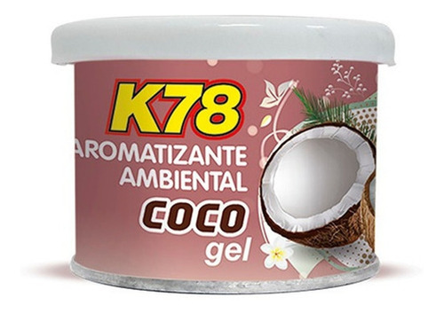 Gel Aromatizante En Lata K78 - 80 Gr. - Color Coco Fragancia Coco