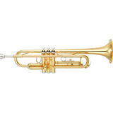 Trompeta Yamaha Ytr-3335 Dorada Con Boquilla Y Estuche
