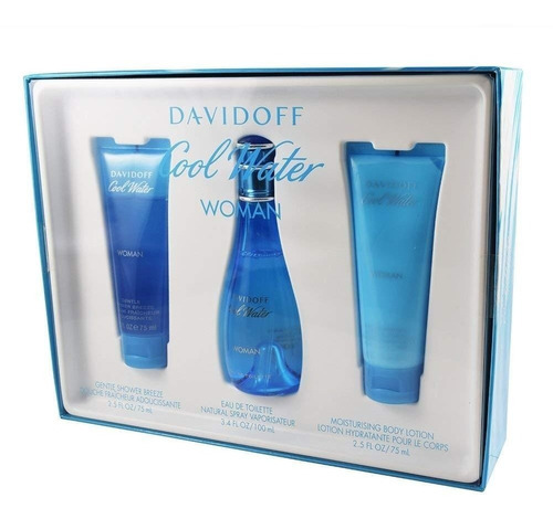 Set Importado Cool Water Edt 100ml Davidoff Original