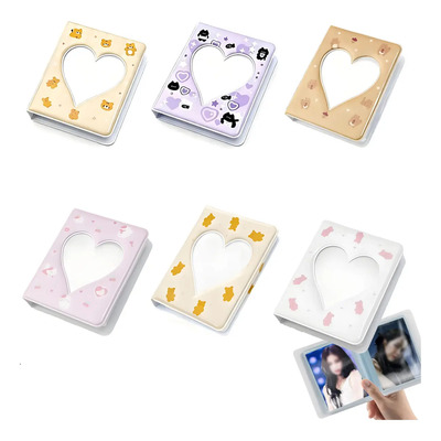 6 Álbum Para Fotos Mini Corazon Binder Photocards Para K-pop 6pcs Corazón
