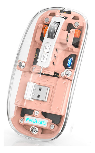 Mouse Inalámbrico Bluetooth De Tres Modos (bt5.1+bt5.1+2.4 G