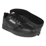 Tenis Casuales Caballero Champion Cas10258m Simipiel Negro