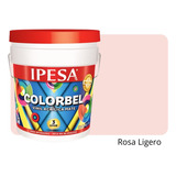 Pintura Vinílica Interior 4 Litros Colorbel 3 Años Galón Color Rosa Ligero