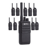 10x Radio Portátil Uhf Tx-320 Tx320 16ch 2 Watts