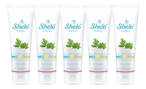 5 Pack Gel Repelente De Mosquitos Shelo