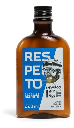 Shampoo Para Barba Ice - Barba De Respeito - 220 Ml