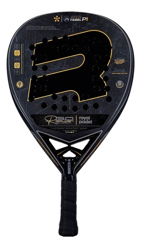 Paleta Padel Royal Golden Black Mendoza Premier + Regalo 