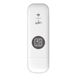 Módem Wifi Usb 4g Lte De Alta Velocidad Con Ranura Blanco