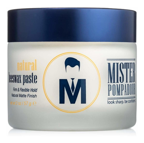 Mister Pompadour, Pasta De Cera De Abeja Natural Para Hombre