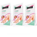 Kit Bandas Depilatorias Cuerpo Depimiel Sensitive X 3 Cajas