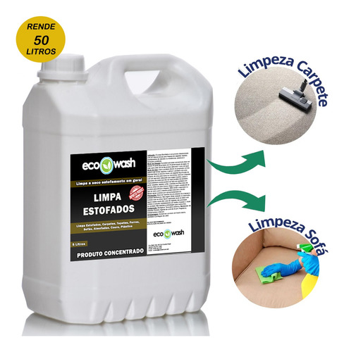 Limpa Estofados Eco Wash Importado Eua Melhor Do Mercado