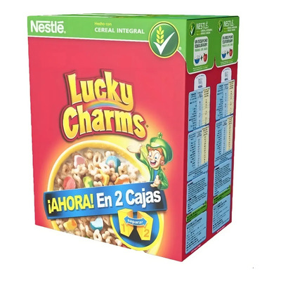Cereal Importado Lucky Charms 2 Cajas D 652gr C\u002Fu (1.304 Kg) | Envío gratis