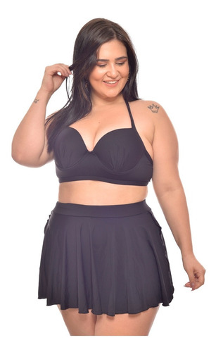 Conj De Biquini Saia - Plus Size Do 46 Ao 56 (verão 2020)