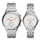His And Her Fenmore Multifunction Stainless Steel Watch Gif.