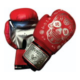 Guante Boxeo Dragons Calavera Mexican Kick Thai Premium