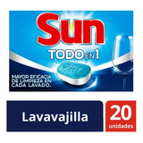 Detergente En Pastillas Jabón Lavavajillas Caja Sun X20