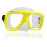 Visor Buceo Escualo Modelo M03 Amarillo