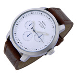 Reloj Montreal Mu729 Hombre Sumergible 30mts Cuero Sintetico