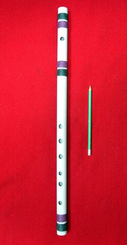 Bansuri Pvc - Sa En La - Flauta Traversa India 