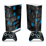 Skin Para Xbox Series S Adesivo Vertical - Modelo 031