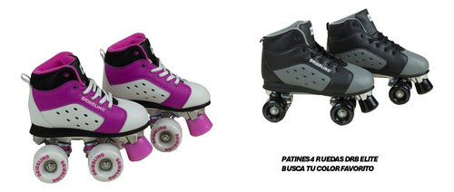 Patines Paralelo 4 Ruedas Marca Drb Modelo Elite. 