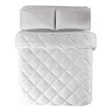 Edredon Duvet Matrimonial Blanco Voluminoso Vianney