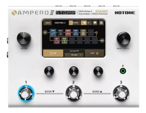 Pedaleira Hotone Ampero Ii 2 Stomp + M-vave/preset/protetor