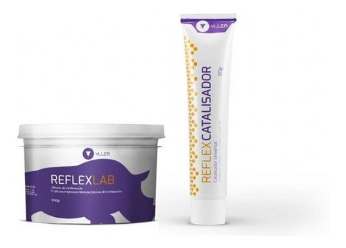 Silicone Para Muralha Yller Reflex Lab 900gr + Catalisador