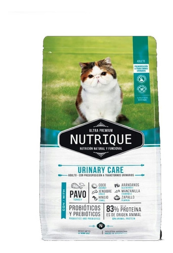 Nutrique Urinary Care Cat 2kg. Envíos A Todo El País
