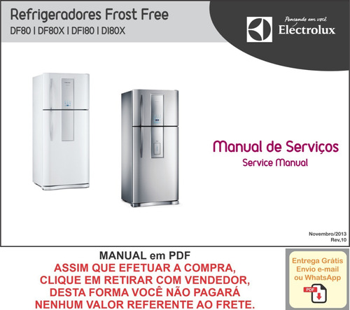 Manual Técnico Serviço Refrigerador Electrolux Df80