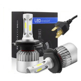 Ampolleta Luz Turbo Led H4 Auto-moto 12v Tres Caras 8000lm 