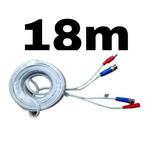 Cable 18m Prearmado De Video Y Alimentacion Con Conectores