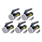 Linterna Portátil 7led+cob, Recargable Por Usb, Linterna De