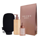 Bronceador Brown Bee Gradual Tan +serum +guante Combo