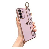 Funda Para Samsung A34 5g Aesthetic Cute Love Heart Violeta