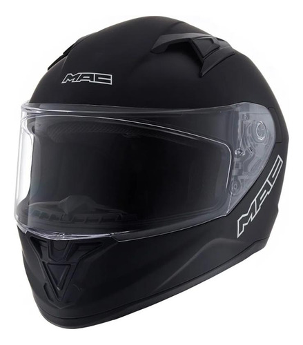 Casco Moto Integral Mac Ls2 Speed Solid Negro Mate Cycles